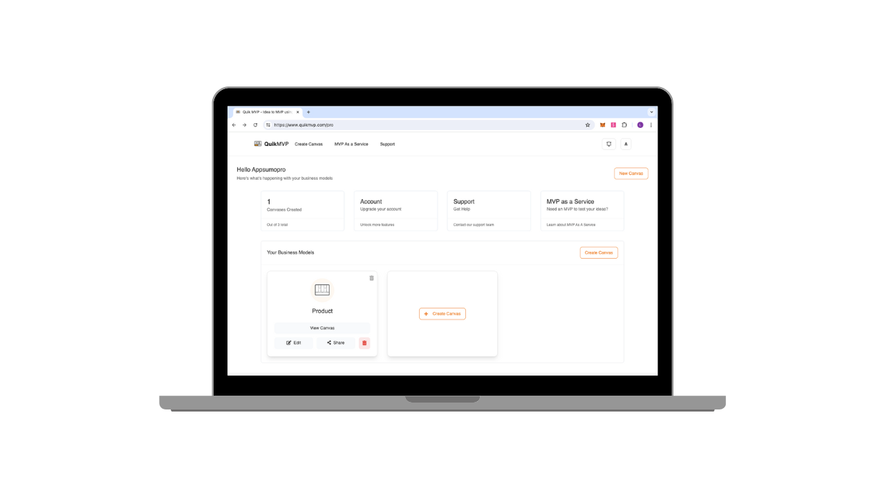 Quik MVP Dashboard